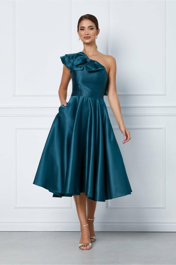 rochie-moze-turcoaz-cu-funda-la-decolteu-1043928-844137-4.jpeg Rochie Moze turcoaz cu funda la decolteu