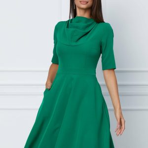 rochie-moze-verde-cu-guler-lasat-1066236-859875-4.jpeg Rochie Moze verde cu guler lasat
