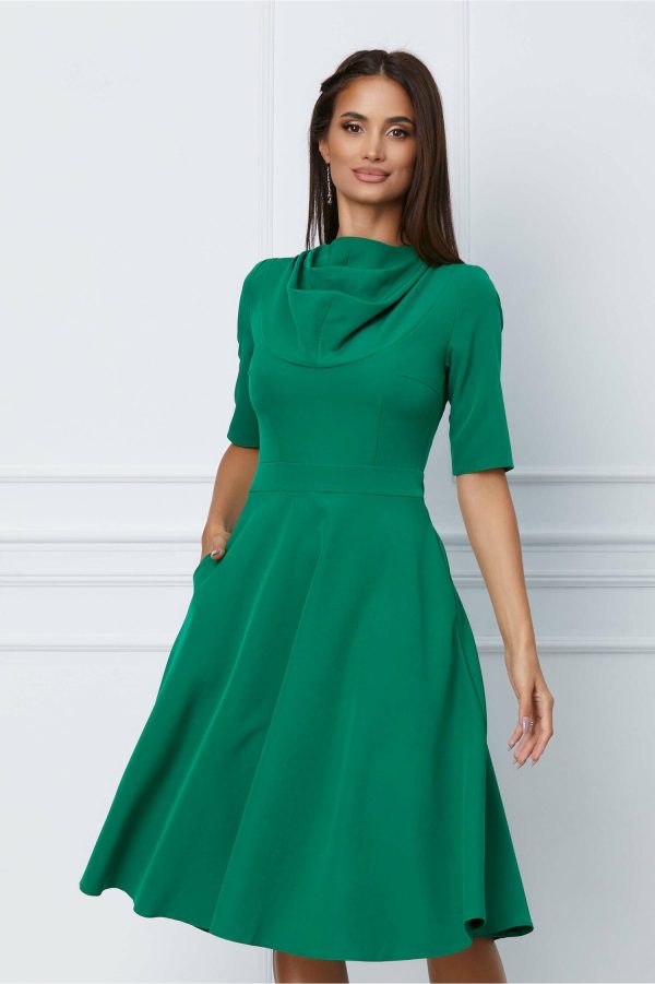 rochie-moze-verde-cu-guler-lasat-1066236-859875-4.jpeg Rochie Moze verde cu guler lasat