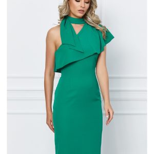 rochie-moze-verde-cu-guler-tipe-sarfa-1034487-833886-4.jpeg Rochie Moze verde cu guler tip esarfa