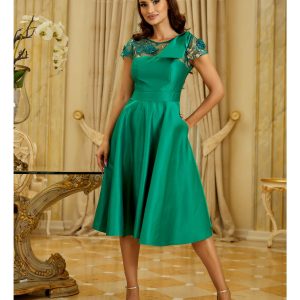 rochie-moze-verde-cu-tull-si-paiete-la-bust-1053876-848724-4.jpeg Rochie Moze verde cu tull si paiete la bust