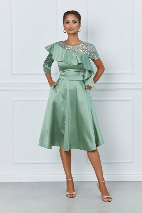 rochie-moze-verde-fistic-cu-paiete-la-decolteu-1062771-857211-4.jpeg Rochie Moze verde fistic cu paiete la decolteu