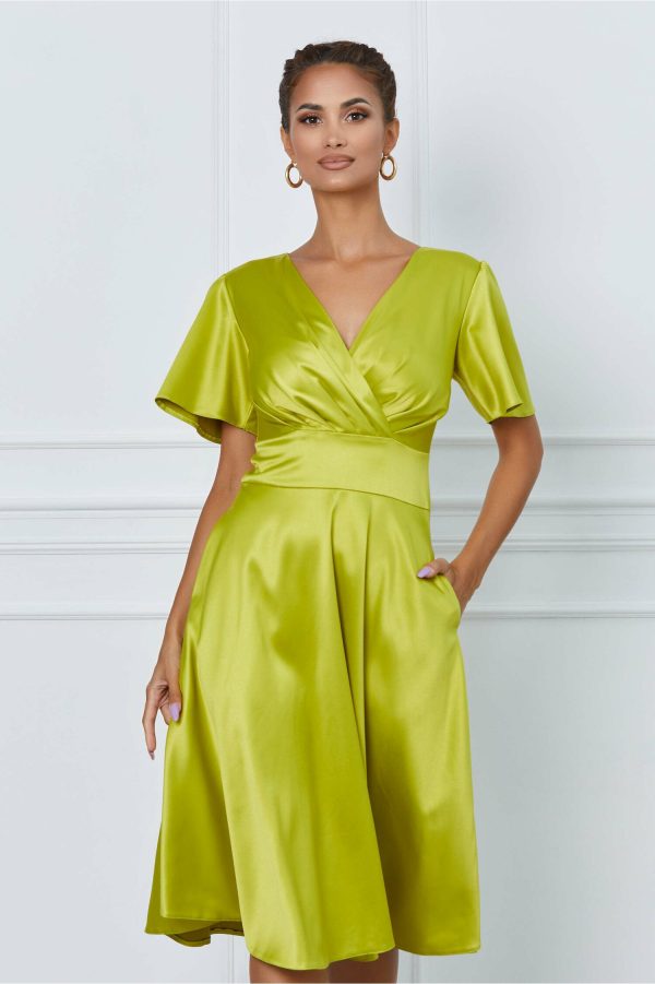 rochie-moze-verde-lime-cu-decolteu-petrecut-1062834-857193-4.jpeg Rochie Moze verde lime cu decolteu petrecut