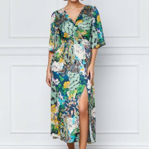 rochie-moze-verde-mint-cu-imprimeu-colorat-1077891-866871-4.jpeg Rochie Moze verde mint cu imprimeu colorat