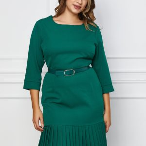 rochie-natalia-verde-cu-pliuri-la-baza-si-curea-in-talie-1075869-868692-4.jpeg Rochie Natalia verde cu pliuri la baza si curea in talie