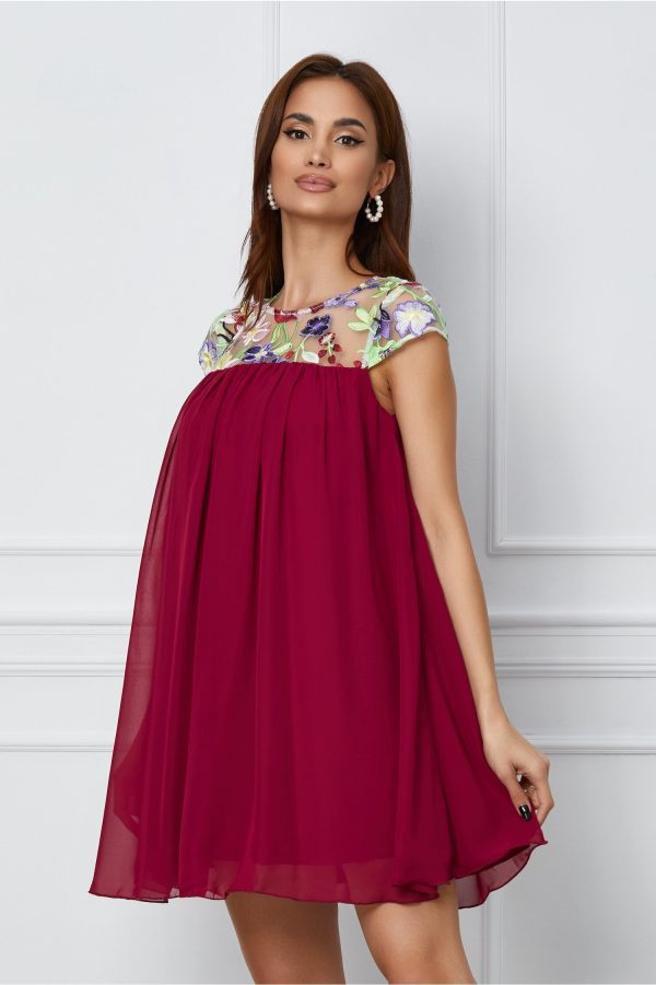 rochie-nousha-bordo-cu-tulle-brodat-la-bust-925071-829467-4.jpeg Rochie Nousha bordo cu tulle brodat la bust