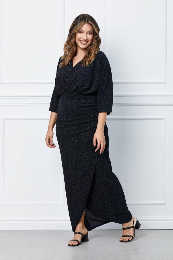 rochie-pamy-bleumarin-din-lurex-cu-fronseu-1051452-848766-4.jpeg Rochie Pamy bleumarin din lurex cu fronseu