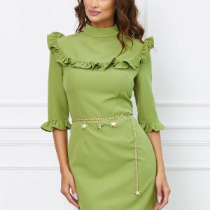rochie-roxy-verde-lime-cu-volanase-1049406-848241-4.jpeg Rochie Roxy verde lime cu volanase