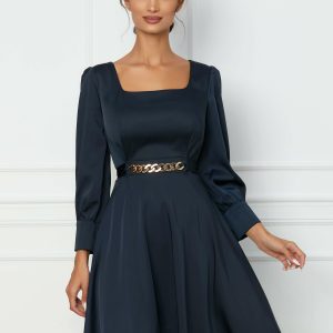 rochie-samira-bleumarin-cu-aplicatie-metalica-in-talie-1072449-867648-4.jpeg Rochie Samira bleumarin cu aplicatie metalica in talie