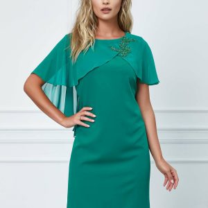 rochie-sara-verde-cu-paiete-si-voal-tip-capa-1044756-845745-4.jpeg Rochie Sara verde cu paiete si voal tip capa