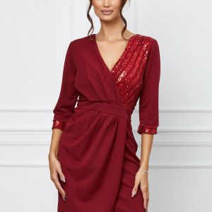 rochie-selena-bordo-petrecuta-cu-paiete-1067184-861855-4.jpeg Rochie Selena bordo petrecuta cu paiete