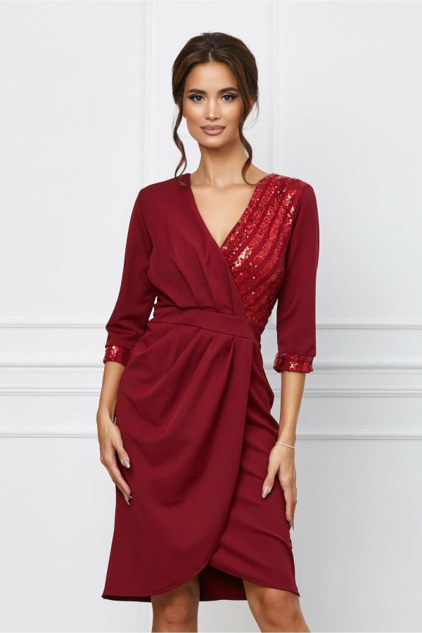 rochie-selena-bordo-petrecuta-cu-paiete-1067184-861855-4.jpeg Rochie Selena bordo petrecuta cu paiete