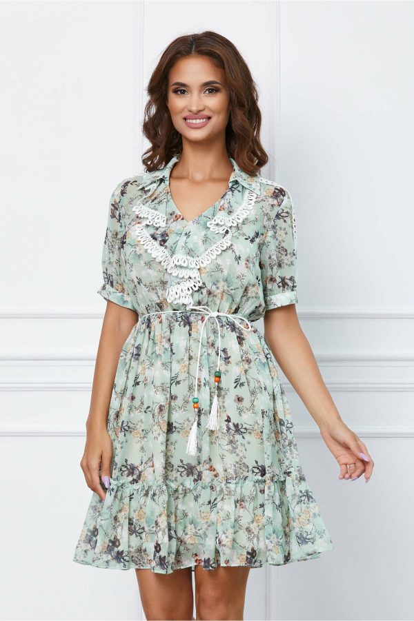 rochie-shana-verde-cu-imprimeuri-si-dantela-1050684-848136-4.jpeg Rochie Shana verde cu imprimeuri si dantela