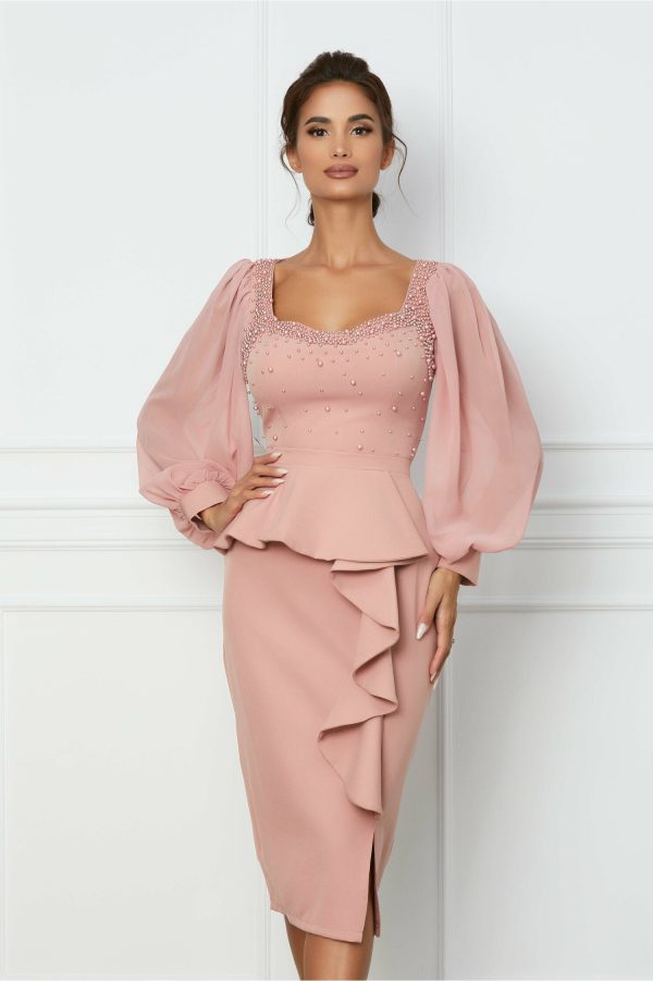 rochie-simona-roz-cu-perle-la-bust-si-peplum-in-talie-1076013-867273-4.jpeg Rochie Simona roz cu perle la bust si peplum in talie