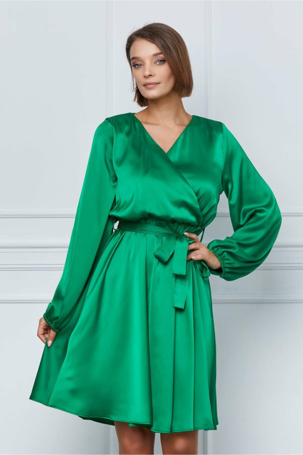 rochie-simona-verde-din-satin-cu-cordon-in-talie-1070385-865524-4.jpeg Rochie Simona verde din satin cu cordon in talie