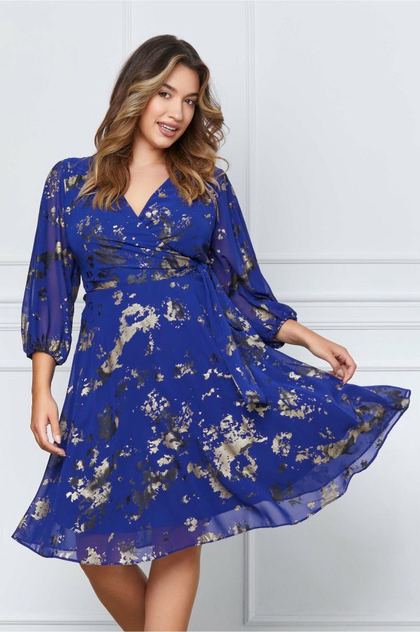 rochie-sophie-albastra-cu-imprimeuri-aurii-1070190-864099-4.jpeg Rochie Sophie albastra cu imprimeuri aurii