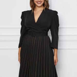 rochie-sore-neagra-cu-pliuri-pe-fusta-si-curea-in-talie-1075491-868407-4.jpeg Rochie Sore neagra cu pliuri pe fusta si curea in talie