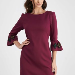 rochie-viada-bordo-cu-insertii-din-broderie-995088-802902-4.jpeg Rochie Viada bordo cu insertii din broderie
