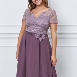 rochie-viviana-mov-cu-dantela-la-bust-1053999-852762-4.jpeg Rochie Viviana mov cu dantela la bust
