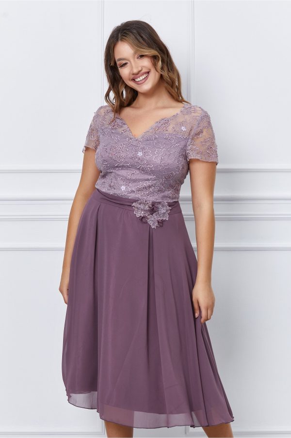 rochie-viviana-mov-cu-dantela-la-bust-1053999-852762-4.jpeg Rochie Viviana mov cu dantela la bust
