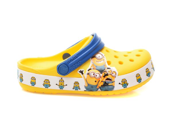 Saboti CROCS galbeni, 2055129, din piele ecologica