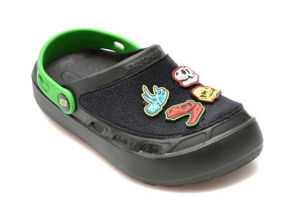 Saboti SKECHERS negri, SWIFTERS, din pvc