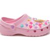 Saboti SKECHERS roz, HEART CHARMER, din pvc