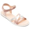Sandale GEOX roz, J5235D, din piele ecologica