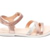 Sandale GEOX roz, J5235D, din piele ecologica