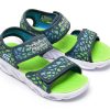 Sandale SKECHERS bleumarin, HYPNO-SPLASH, din piele ecologica
