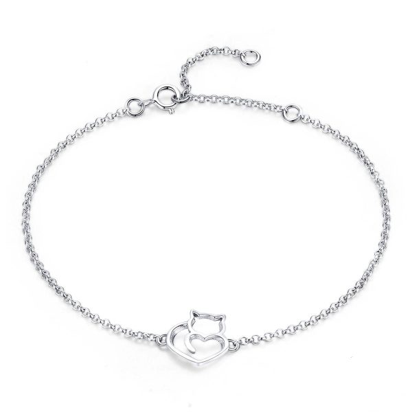 Bratara din argint 925 cat shape Reglabil