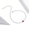 Bratara din argint 925 tiny red heart Reglabil