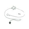 Bratara din argint cristale zirconiu incolore shinning star Reglabil