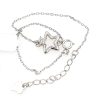 Bratara din argint cristale zirconiu incolore shinning star Reglabil