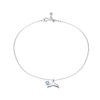 Bratara glezna fishtail din argint 925 cu cristale zirconiu