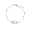 Bratara reglabila infinity symbol din argint