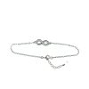 Bratara reglabila infinity symbol din argint