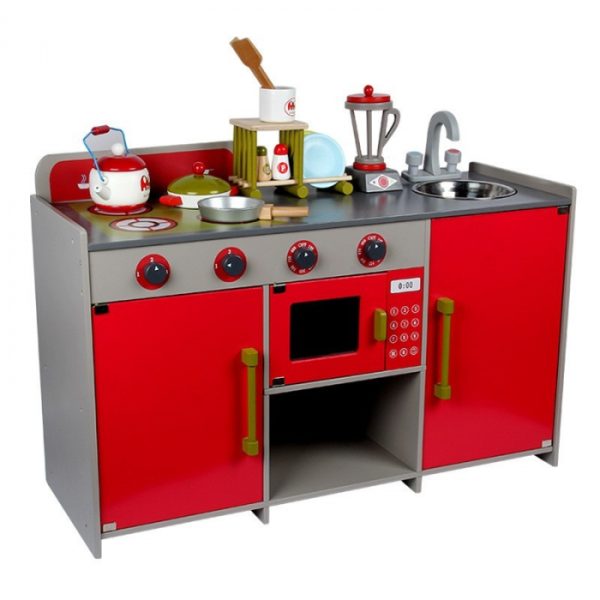 bucatarie-completa-din-lemn-red-european-kitchen-2230-804531.jpg Bucatarie completa din lemn, Red European Kitchen