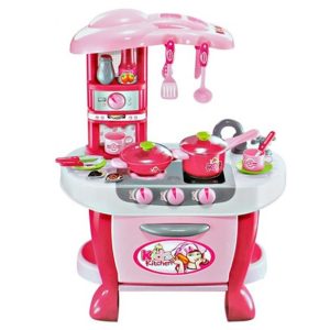 Bucatarie Completa Jumbo cu sunete si lumini cu accesorii, 008-801