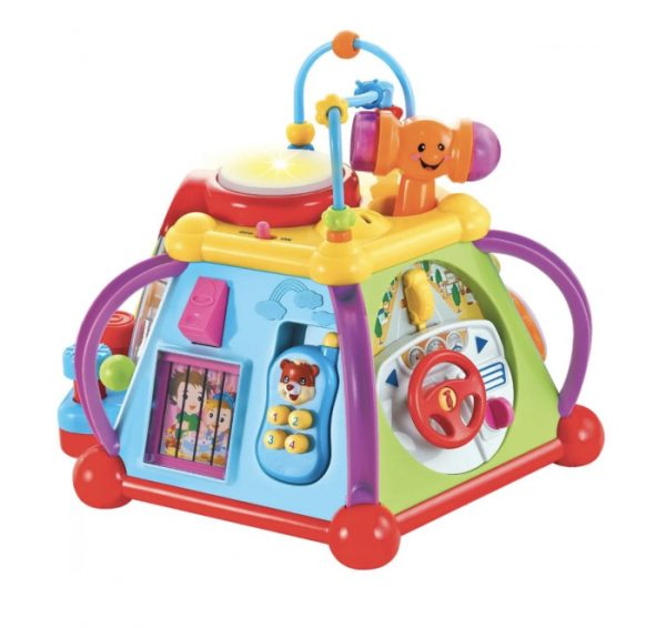 Centru cu 15 Activitati pentru bebelusi, Little Play Box