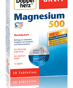 Doppelherz Aktiv Magneziu 500mg 30 comprimate