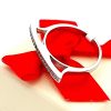 Inel din argint 925 cu cristale zirconiu trendy shape 8 US (diametru 18,2 mm)