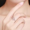 Inel din argint 925 cute cat 9 US (diametru 18,9 mm)