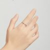 Inel din argint 925 si cristale zirconiu rainbow color