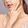 Inel din argint 925 si cristale zirconiu regal tiny crown 8 US (diametru 18,2 mm)