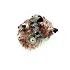 Inel fashion din argint cu pietricele multicolore 8 US (diametru 18,2 mm)