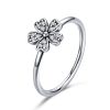 Inel lovely flower din argint 925 si cristale zirconiu 8 US (diametru 18,2 mm)