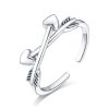 Inel reglabil cupidon arrow din argint 925