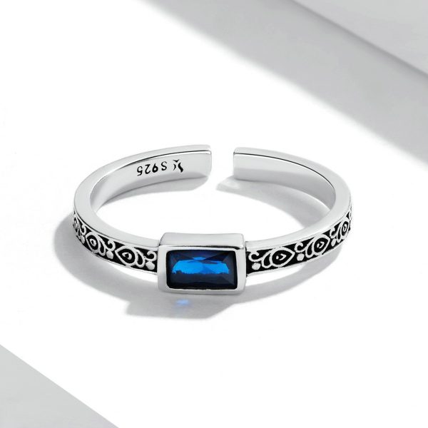 Inel reglabil hypnotic stone din argint 925
