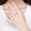 Inel reglabil star and moon din argint 925 cu cristale